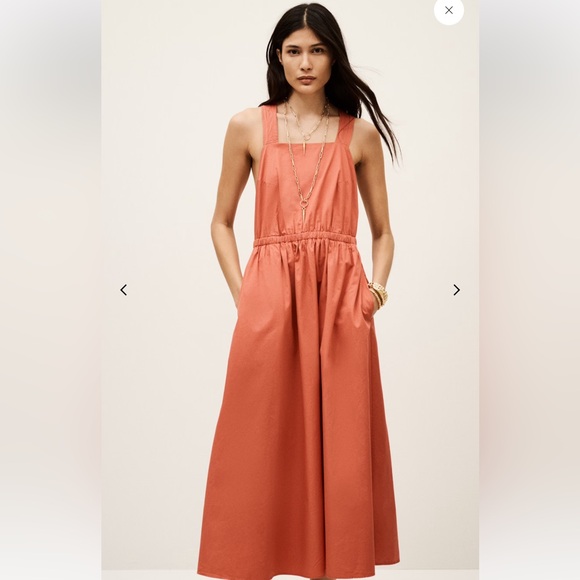 Ba&sh TALI Wide strappy dress with pockets size small NEW W/TAGS - Picture 1 of 5